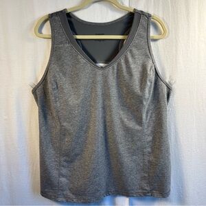 Danskin Gray Sleeveless Tank Top